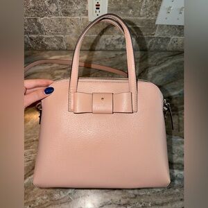 Kate Spade Pink Bow Satchel – Top Handle & Crossbody
